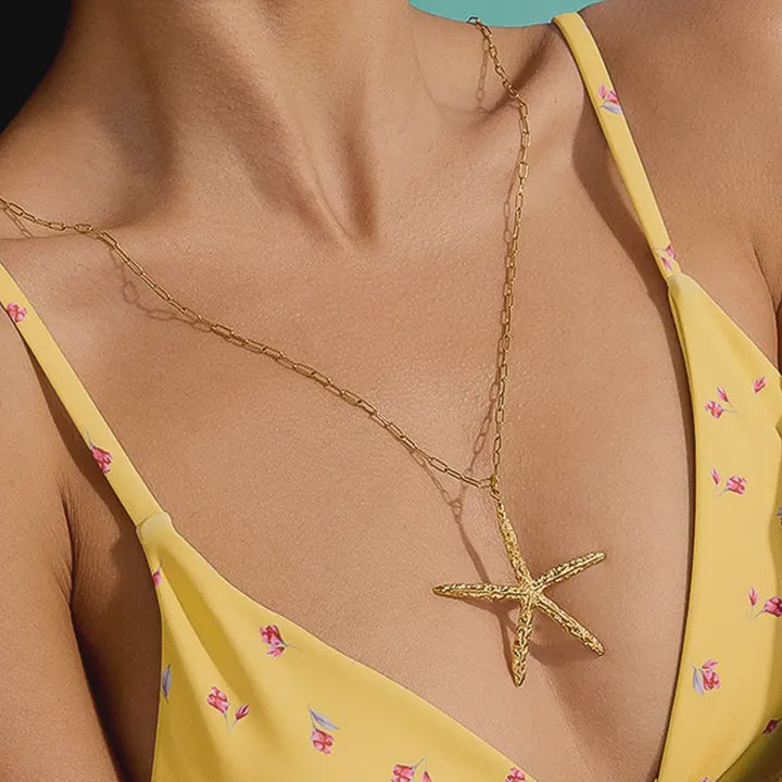 Suki 18K Gold Non-Tarnish Statement Star Necklace