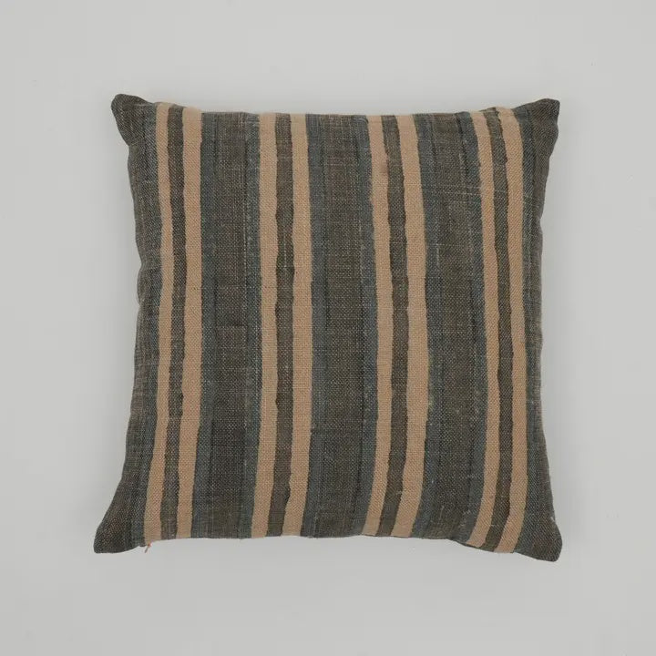 Throw Pillow | Reversible Weave Stripe Pillow | 18x18