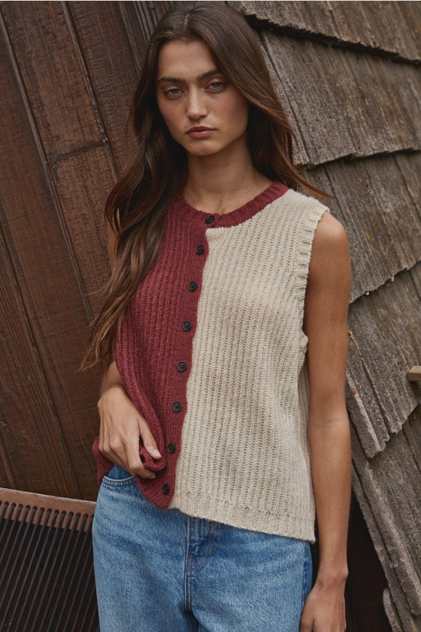 knit sweater vest