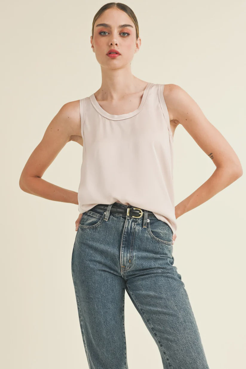 silk from cotton back Tanks top