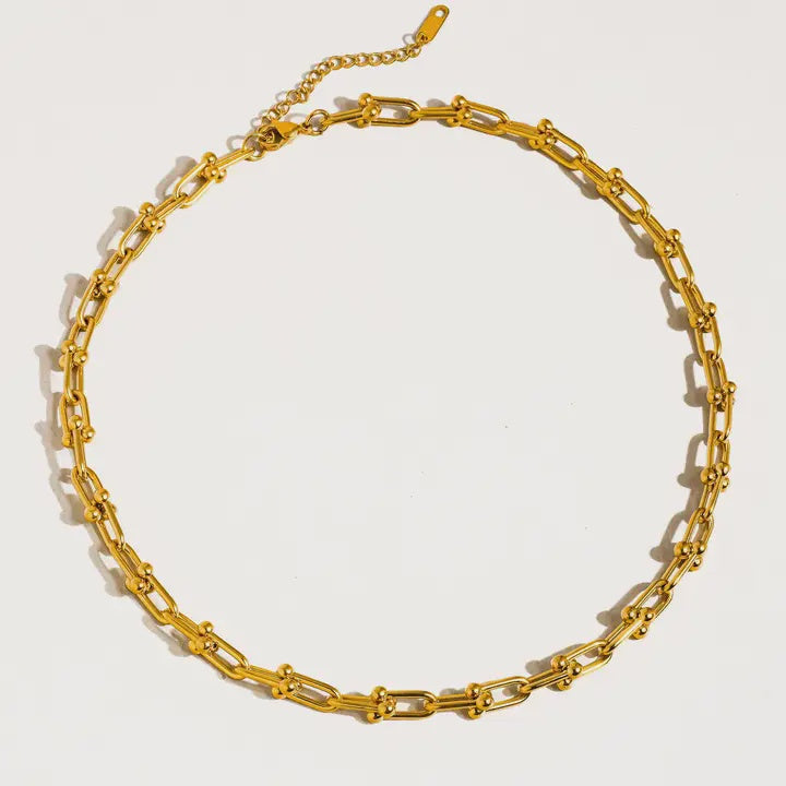 Denise 18K Gold Non-Tarnish Bold Chain Necklace