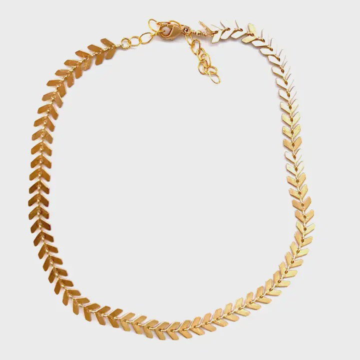 Chevron Links necklace