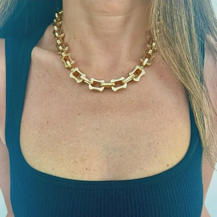 Ariete gold necklace