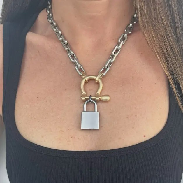 Adele with mix metal and lock