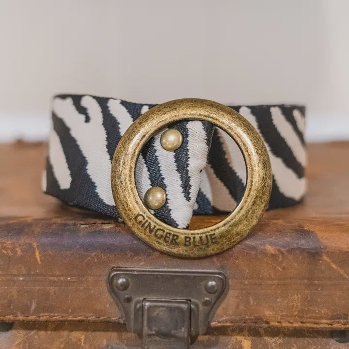 Wild child Zebra belt