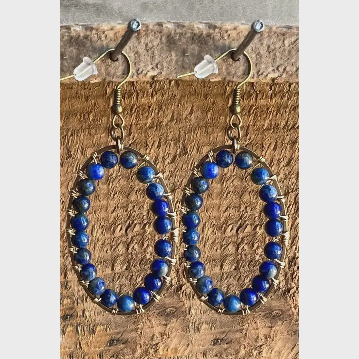 Calista Earrings Blue