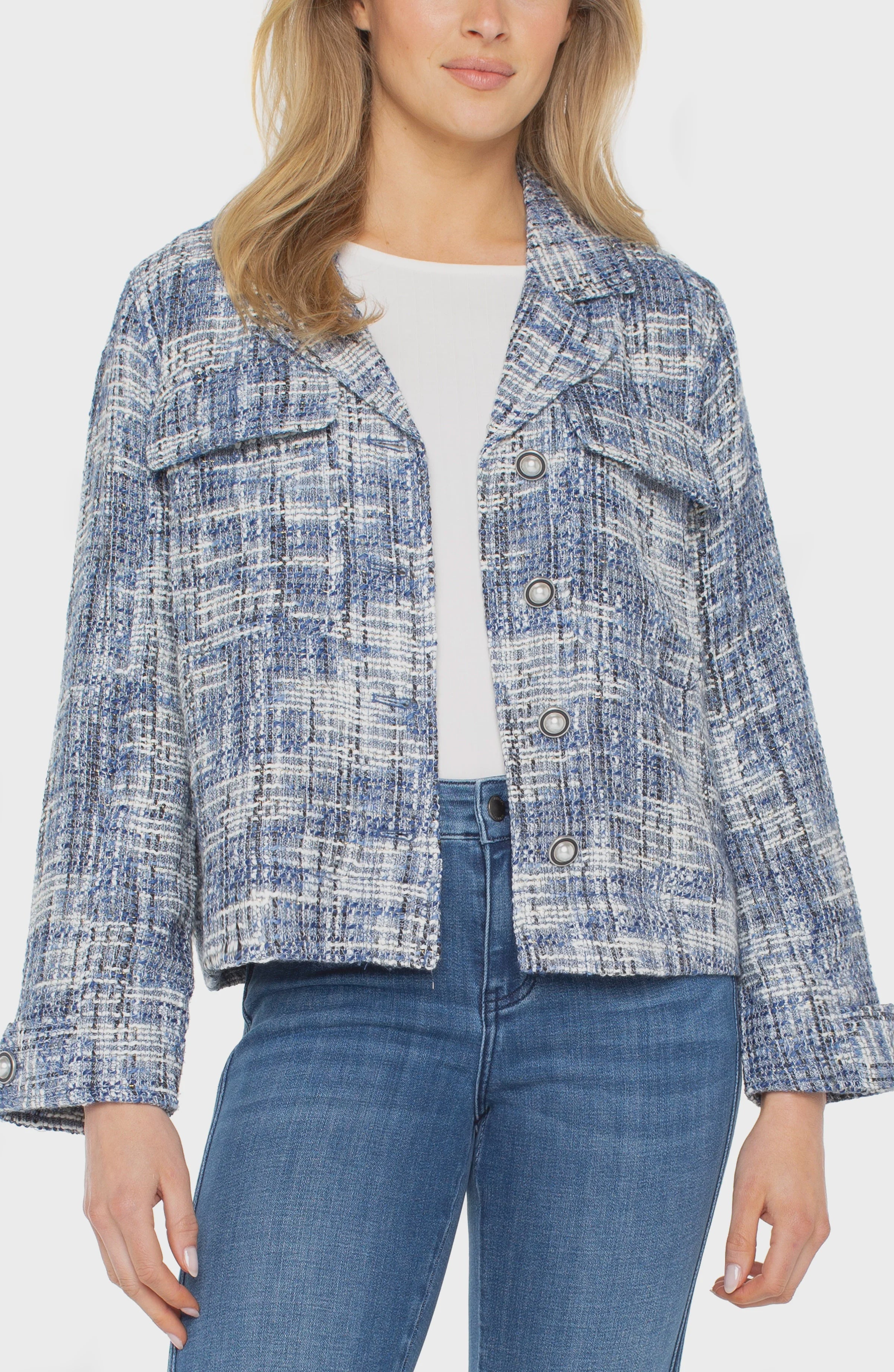 Button front navy / Blue jacket