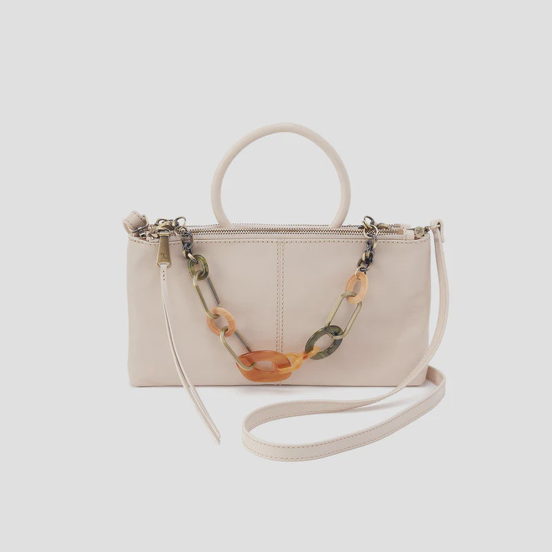 Sable crossbody Pale Flax with chain
