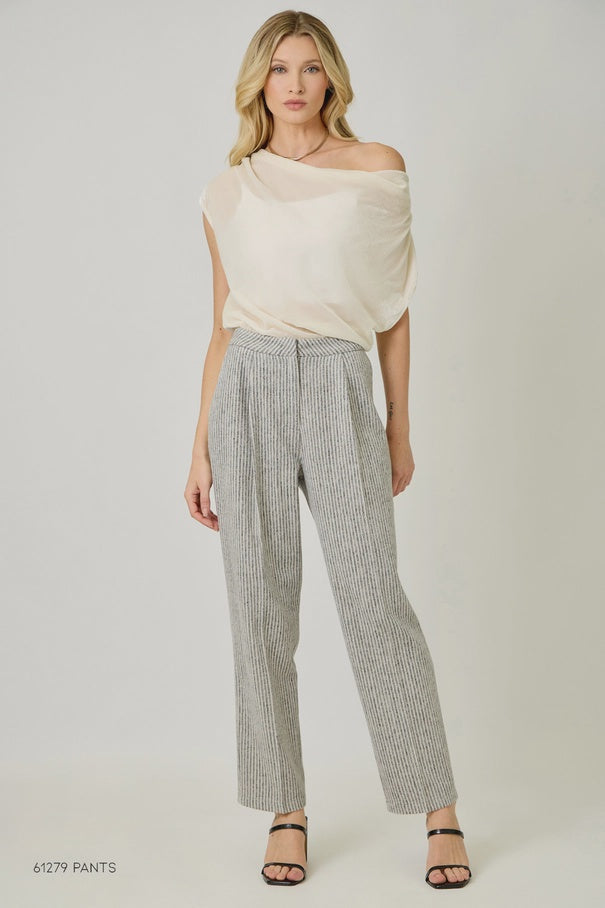 cow neck top in velvet.