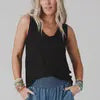black tank top
