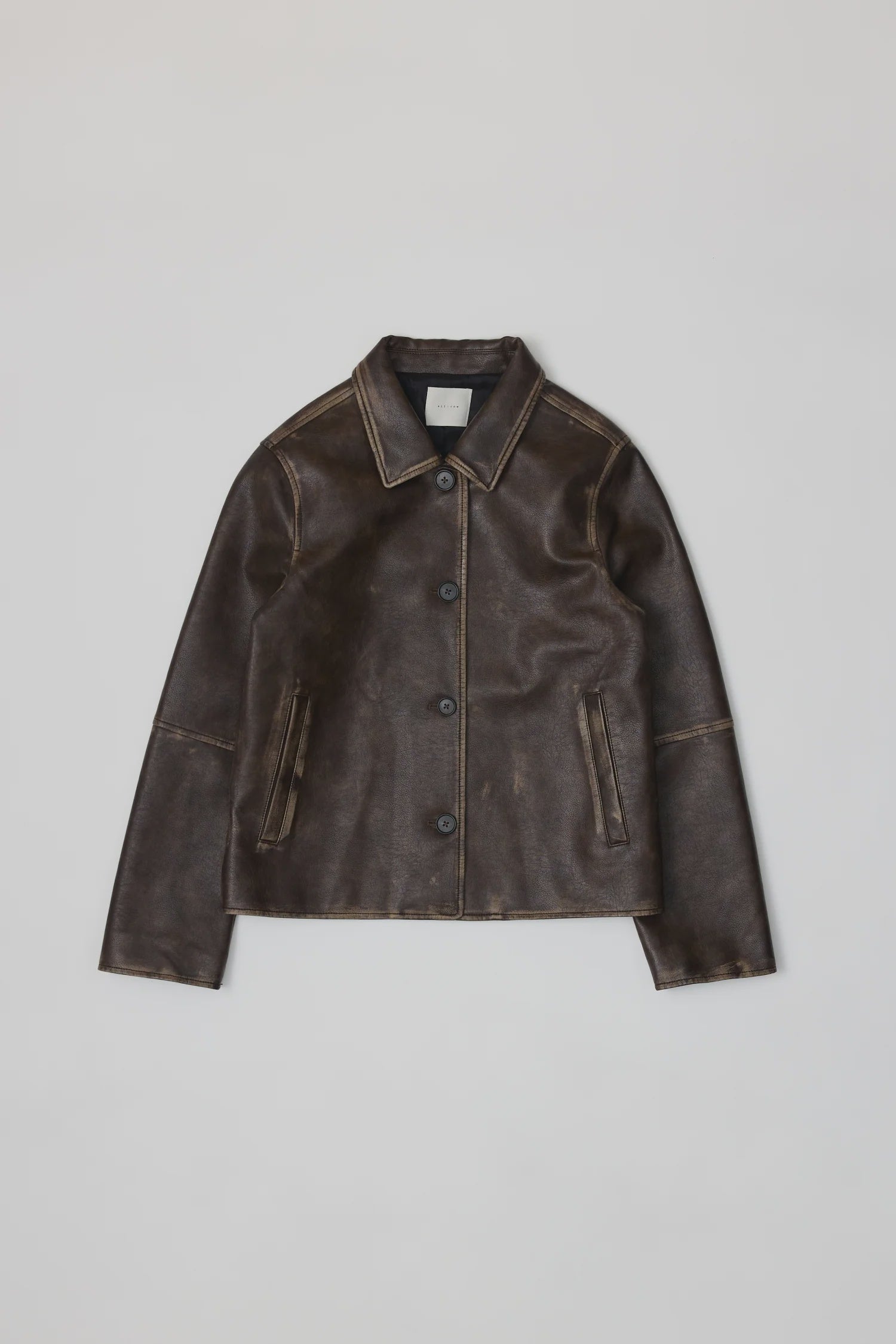 Distressed brown Murph jacket